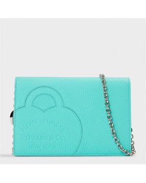 Tiffany & Co. Adults Wallet Cross Body Bags - Blue