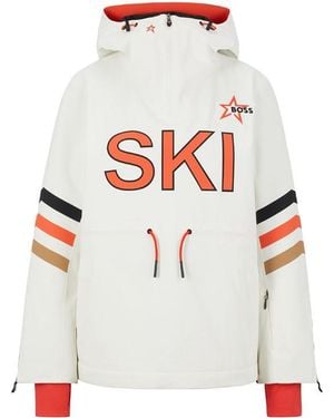 BOSS Weather-Resistant Insulated Ski Jacket - White