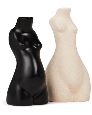 Anissa Kermiche Body Salt And Pepper Shakers - Black