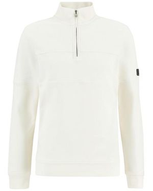 Barbour Kaspian Half-Zip Sweatshirt - White