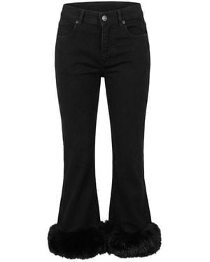 Balenciaga Bal Flared Capri Pnt Ld61 - Black