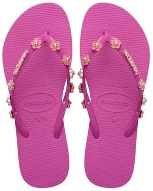 Havaianas Slim Stylish Flip Flops - Pink