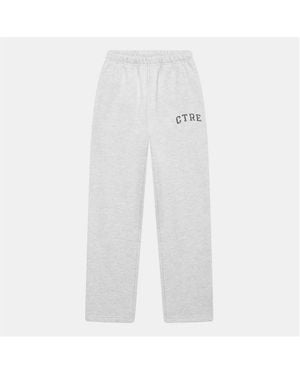 The Couture Club Ctre Straight Leg Knitted Joggers - White
