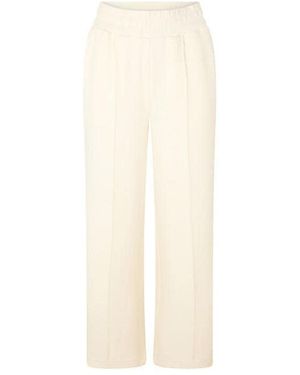 Varley Wide Open Hem Fleece Joggers - Natural