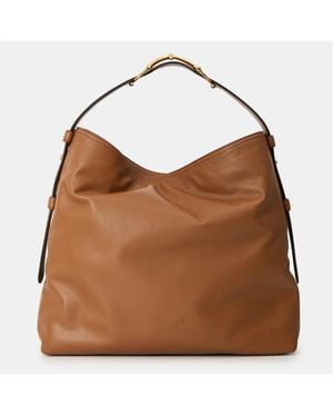 Gucci Maxi Horsebit Hobo - Brown