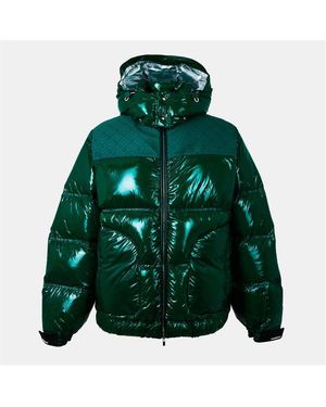 CASABLANCA Mono Quilted Puffer Jacket - Green