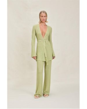 Devon Windsor Gavi Crochet Pant - Green