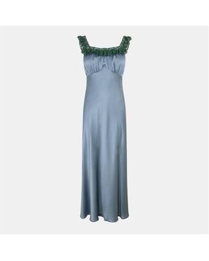 Chloé Column Dress - Blue