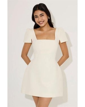 Odd Muse Cap Mini Dress - Natural
