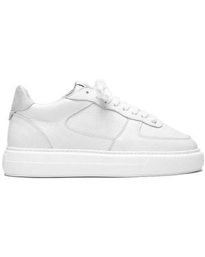 Cleens Court Suede Trainers - White