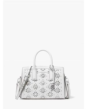 MICHAEL Michael Kors Laila Small Satchel - White