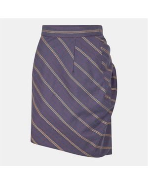 Vivienne Westwood Viv Midi Skirt Ld61 - Purple