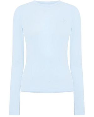 CASABLANCA Casa Ls Tee Ld54 - Blue