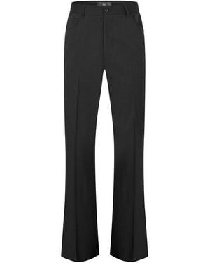Amiri Wide Leg Relaxed Fit Trousers - Black