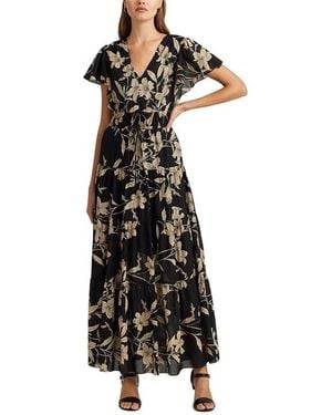 Ralph Lauren Tofleur Maxi Dress - Black