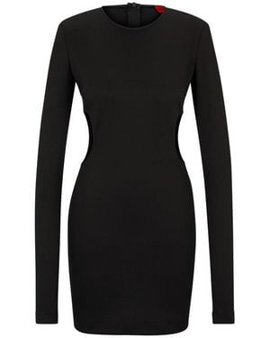 HUGO Kemila Cut Out Dress - Black