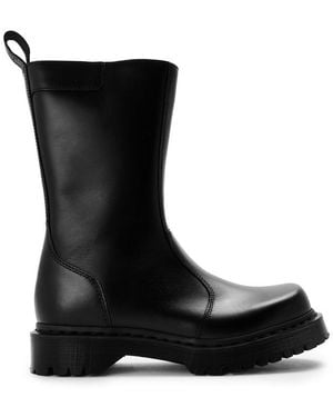 Dr. Martens Rejena Leather High Boots - Black