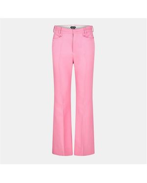 Tom Ford High-Quality Structured Knitted Trousers - Pink