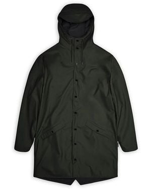 Rains Long Jacket - Green