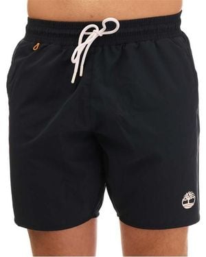 Timberland Sunapee Lake Solid Swim Shorts - Black