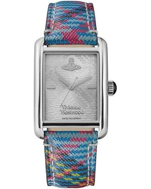 Vivienne Westwood Quartz Water Resistant Analogue Quartz Watch - Blue