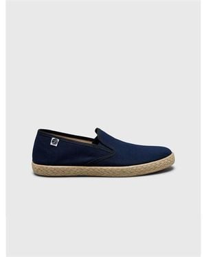 Pretty Green Pretty Pg Canvas Espadrille - Blue