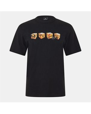 Paul Smith Ps Cube Graphic T Sn61 - Black