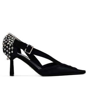 Prada Stiletto Court Shoes - Black