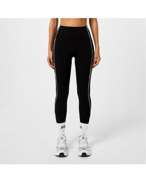 ADANOLA Ultimate Mico Piping leggings - Black