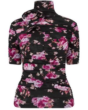 Magda Butrym Short Sleeve Blouse - Purple
