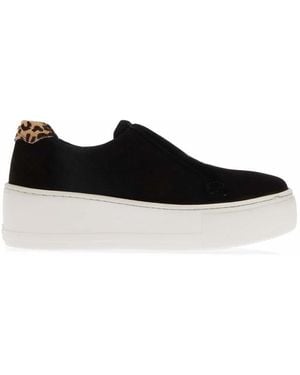 Dune Ethoss Laceless Platform Trainers - Black