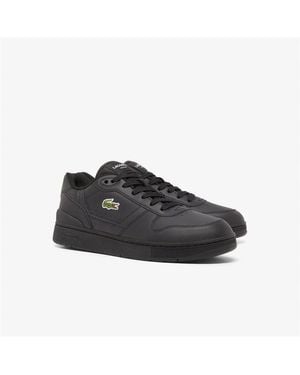 Lacoste T-Clip Set Leather Trainers - Black