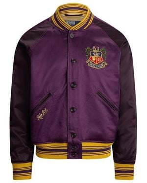 Polo Ralph Lauren Polo Satin Varsity - Purple