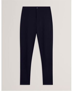 Ted Baker Stretch Slim Fit Trousers - Blue