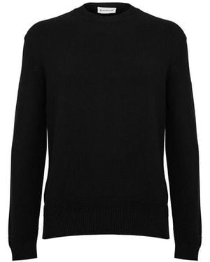 Moncler Crew Neck Jumper - Black