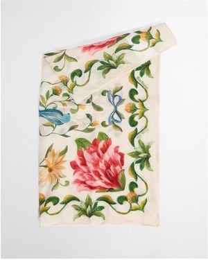 BARBOUR X FARM RIO Silk Scarf - Green