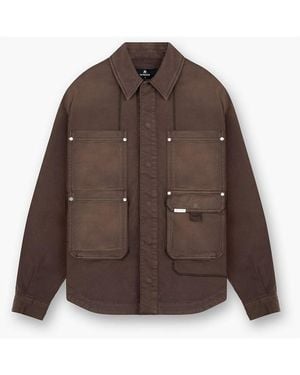 Represent Workwear Overshirt - Brown