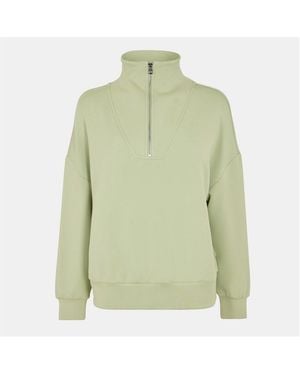 Varley Hawley Half Zip Sweatshirt - Green
