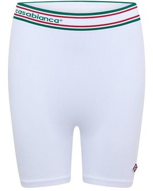 CASABLANCA Seamless Woven Tracksuit Shorts - Blue