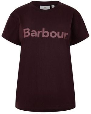 Barbour Hartland T-Shirt - Red