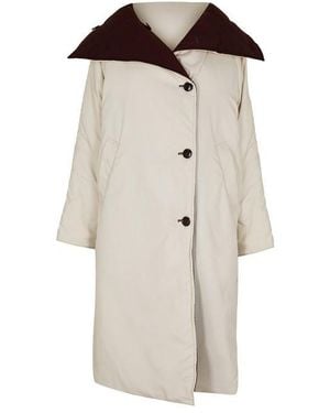 Varley Annalise Reversible Wrap Coat - Natural
