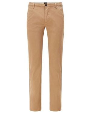 BOSS Rice 1-D Trousers - Natural