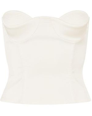 Anna October Raya Corset Top - White
