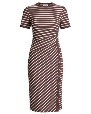 DKNY Rib Knitted T-Shirt Dress - Multicolour