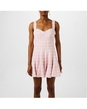 LoveShackFancy Josalie Mini Dress - Pink