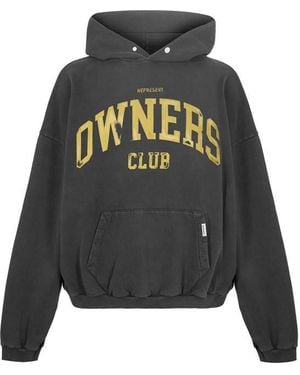 Represent Owners Pull Over Hoodie - Black