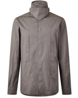 Rick Owens Tower Outershirt - Grey