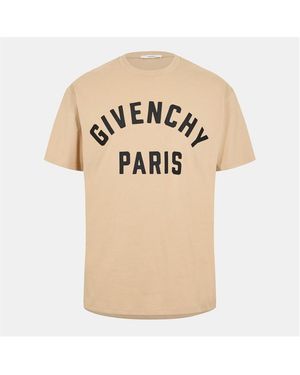 Givenchy Giv Paris T-Shirt - Natural