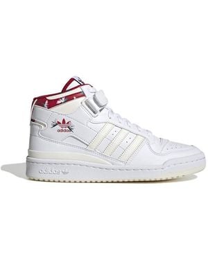 adidas Originals Forum Mid High-Top Trainers - White