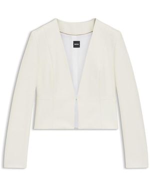 BOSS Jamaisa Formal Jacket - White